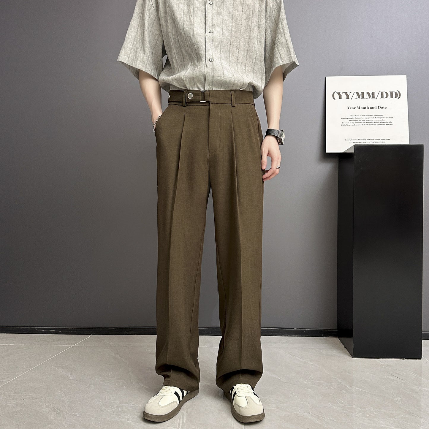 Trendy Edgy And Stylish Slouchy Casual Pants From A Streetwear Brand - Zenvuxe