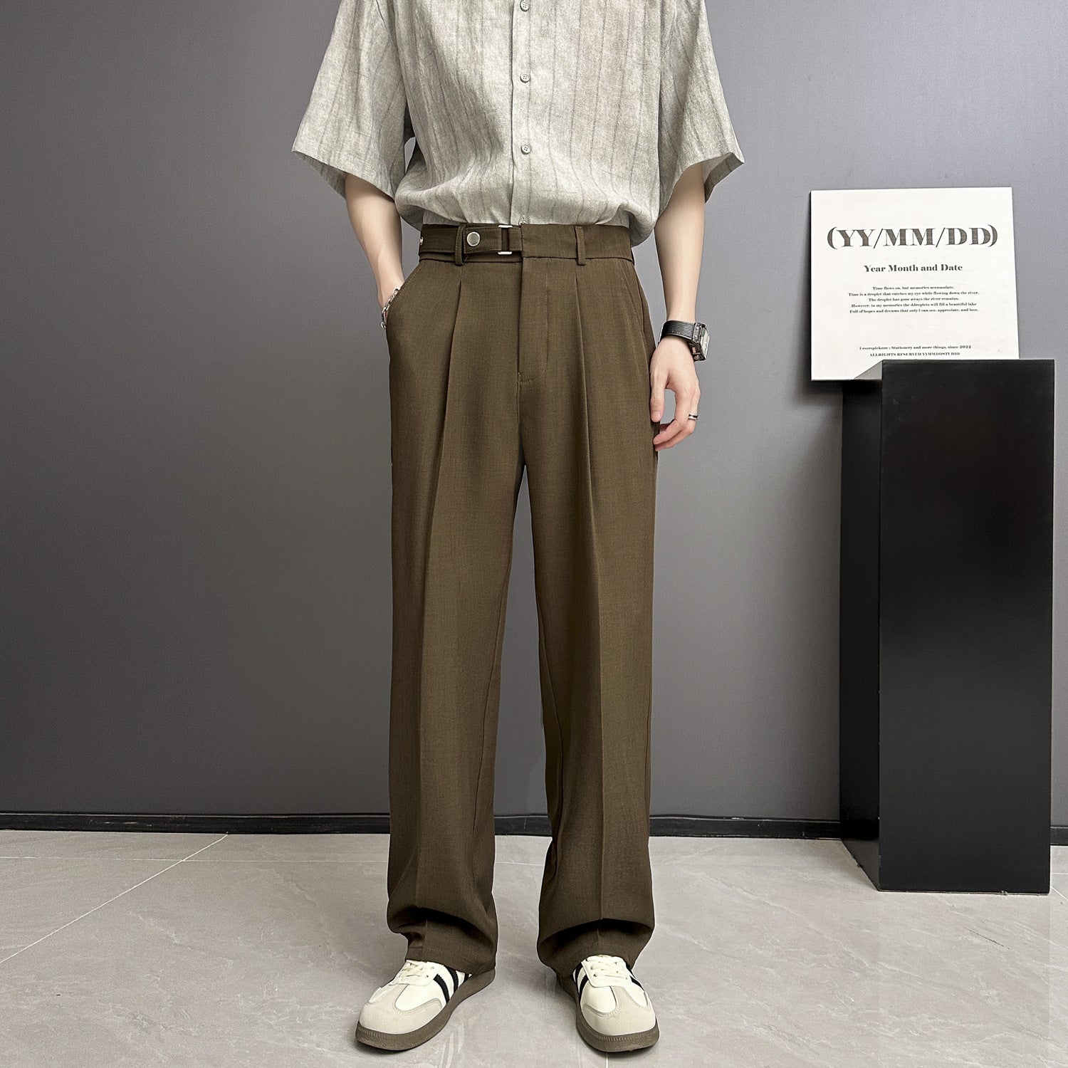 Trendy Edgy And Stylish Slouchy Casual Pants From A Streetwear Brand - Zenvuxe