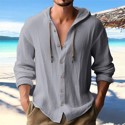 Men's Casual Long-sleeved Top - Zenvuxe
