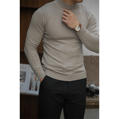 Sweater Bottoming Shirt Basic Warm Man - Zenvuxe