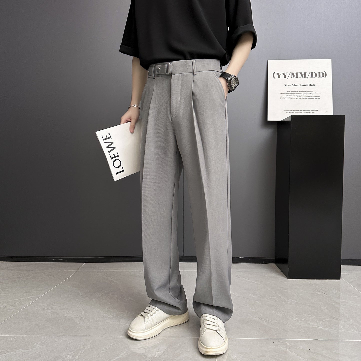 Trendy Edgy And Stylish Slouchy Casual Pants From A Streetwear Brand - Zenvuxe